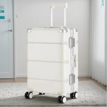 K529 Large Size Travel Wheeled Suitcases With Aluminum Frame Anti-Collision Waterproof Carry On Luggage Carrier Trolley Case For Men