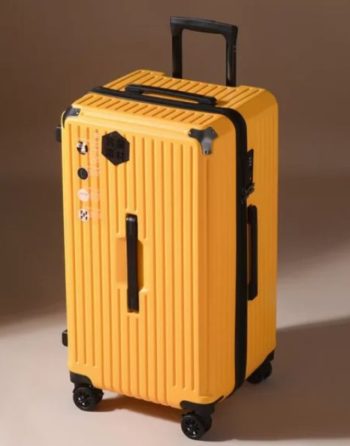 K639 Aluminum Frame Suitcases Luggage with USB Charging Port Cup and Phone Holder for Travel
