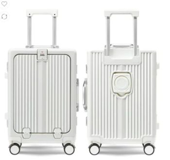 K638 Aluminium Magnesium Alloy TSA Code Trolley Case 20'' Boarding Box Hard Business Luggage