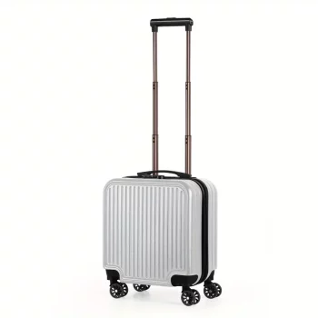 G0908Wheeled carry-on luggage hard shell mini suitcase