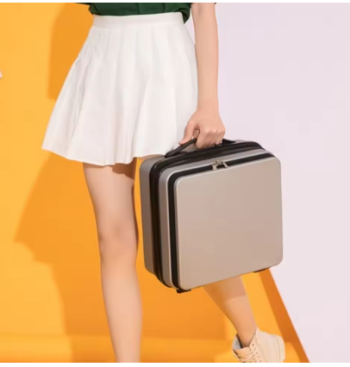 L720 16 Inch Mini Travel Suitcase Lightweight Cosmetic Box Hand Luggage Organizer Makeup Case Password Box Portable Boarding Case