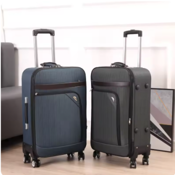 P1610 20/24 inches Travel bag Suitcase Roller Luggage Bag Canvas Box Waterproof Oxford Suitcase Travel Bag