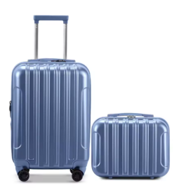 P1557 Piece Luggage Set, 20" Carry-On Expandble Luggage Hardside Lightweight Suitcase, 14" Mini Cosmetic Cases