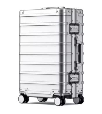 P1665 100% Aluminum Travel Luggage High End Fashion Trolley Suitcase Ultra-silent Password Lock 20 Inch Boarding Box Trend Luggage