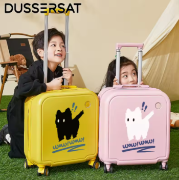 TH218 Inch Cartoon Themed Cabin Luggage - Durable Hard Shell Suitcase with TSA Lock & 360° Silent Spinner Wheels