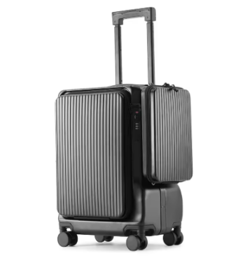 Pi1569 20 Inch Boarding Box with Side Hanging Bag Multifunctional Trolley Case with Cup Holder USB Business Travel Suitcase trip cabin
