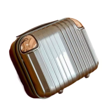TH267 14 Inch Lightweight Carry-On Luggage for Women, Small Cabin Suitcase with Wide Telescopic Handle & Cosmetic Organizer