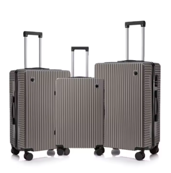 TH075 Luggage 3Pcs Lightweight Carry On Trolley Case 20 24 28 Inch 3 Piece Suitcase Unisex with Universal Wheels and Combination Lock