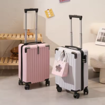 TH082 18 inch Student suitcase Travel Bag Women's Bag Back to School Spinner Wheel Suitcase Carry-On Boarding Travel
