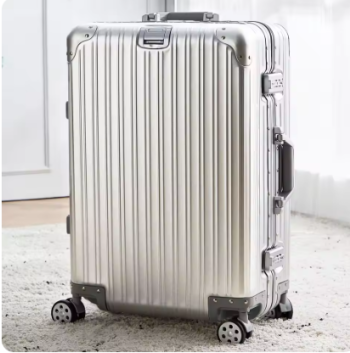 L658 100% Aluminum-magnesium Alloy Travel Suitcase High Quality Rolling Luggage 20/24/26/29'' Trolley Luggage Carry-On Cabin Suitcase