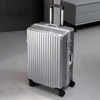TH083 Trolley Luggage 20 24 26 28" Aluminum Frame Rolling Luggage Case USB Travel Suitcase on Wheels Combination Lock Carry on Luggage