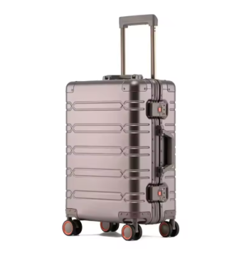 TH088 100% Aluminum-magnesium Suitcase Large Capacity Rolling Luggage with Spinner wheel Travel Trolley case 20inch Carry-On Suitcase