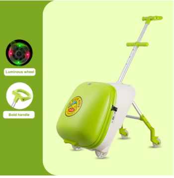 L661 Upgrade One click disassembly Kids Luggage Can Sit to Ride Password Box Lazy Man Trolley Travel Bag Baby Boarding Suitcase
