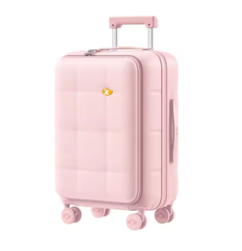 Pi1401 New Design Sofa Element Front Opening Pocket Suitcase 20inch Boarding Travel Rolling Luggage with TSA Lock and USB Charging Port