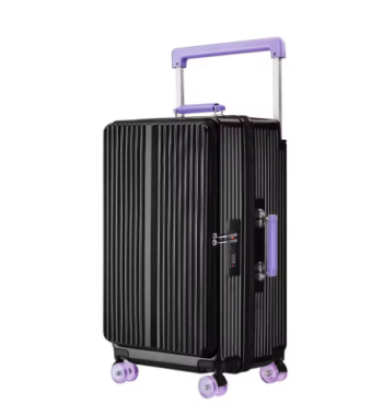 L570 KLQDZMS Multifunctional Suitcase 20 Inch PC Boarding Box 24"26" Zipper Trolley Case 28" Large Capacity Women's Cabin Luggage