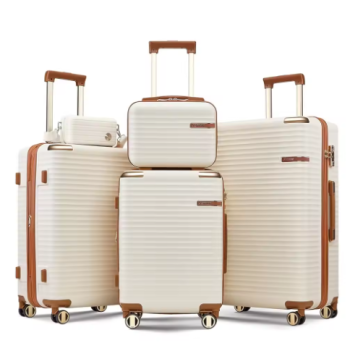 TH102 Joyway Expandable Luggage Sets 5 Piece, Lightweight Durable Hard Shell Travel Suitcase Set with TSA Lock, Spinner Wheels