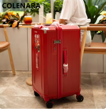 P1602 COLENARA High Quality Luggage 28"30" Large Capacity Trolley Case 22"26 ABS+PC Cart Type Duffel Bag 32"34 Inch Travel Suitcase