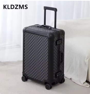 Pi1520 KLQDZMS Cabin Suitcase Full Aluminum Magnesium Alloy Boarding Box Large Capacity Trolley Case 20"24"26 Inch Business Luggage