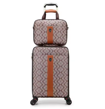 Pi1534 High Grade Suitcase female fashion male travel luggage pull rod box trolley carry on with handbag luxury 16/20/24 boarding case