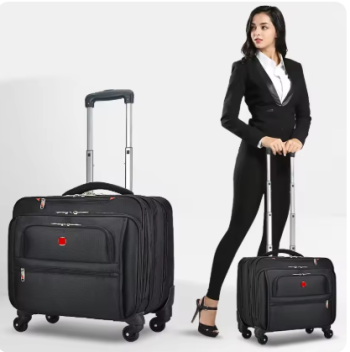 TH294 Multi-function Oxford cloth trolley suitcase box 18-inch computer business travel rolling luggage universal wheel trolley case