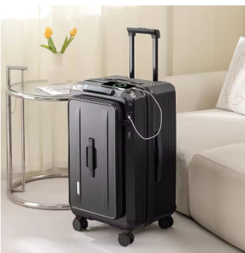 Pi1535 32/34 inch Side Opening Expandable Suitcase 2025 New Large Capacity luggage 24 inch With Brake Five Wheel Trolley Case