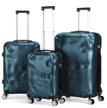 P1553 [2024 New Arrival] 3PCS Luggage Set ABS Suitcase Set with TSA Lock Spinner Wheel Large Capacity Family Travel Luggage