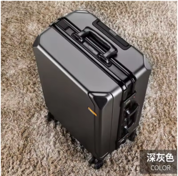 TH279 Fashion rolling luggage aluminum frame USB charging trolley suitcase 20/24/26/28 inch students password travel luggage