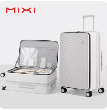 TH230 Mixi Expandable Carry On Luggage PC Hard Shell Suitcase Top Opening Rolling Travel Suitcases with Spinner Wheels TSA Lock M9296