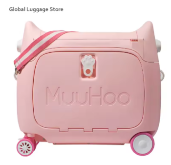 TH301 Multifunctional children's luggage suitcase can sit and ride sleeping upgrade suitcase bag children's bed box creative valise