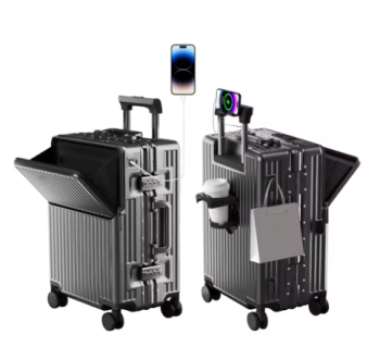 TH159 AIWEINY 2025Hard Shell Luggage 20 Inch Travel Luggage, Carry-On Luggage Spinner TSA with Lid, PC+ABS Aluminum Frame 20'' - 26''