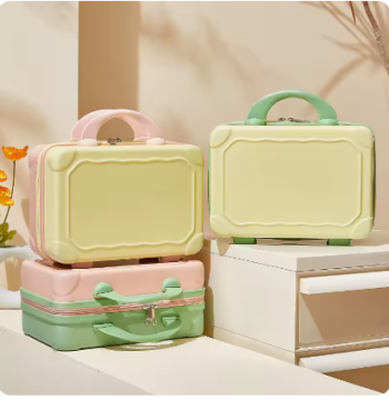 L670 Suitcase cosmetic bag small box zipper women's suitcase