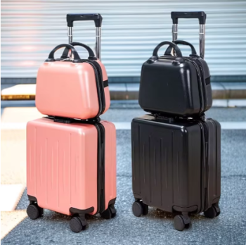 TH244 Boarding 14 inch suitcase, small and lightweight suitcase, mini children's password luggage