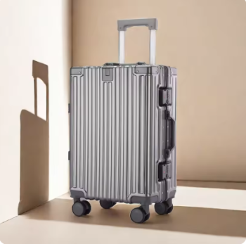 L663 Men's Suitcase 2024 New Large-Capacity Trolley Case Strong and Durable Thickeneded Double-Layer Explosion-Proof Zipper Suitcase