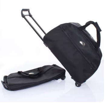 P1683 Large Capacity Travel Trolley Bags Women Men Wheeled Bag Oxford Waterproof Rolling Luggage Suitcase Travel Bag With Wheels