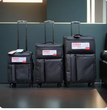 P1653 Ultra-light and silent 20 Oxford cloth checked trolley case 24 large capacity suitcase 28 suitcase