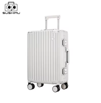 L775 sushimu Suitcase Travel Suitcase Men 20 24 26 Carry-On Luggage Women PC Aluminum Frame Trolley Case TSA password lock