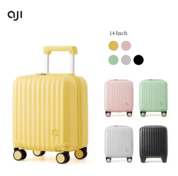 TH208 AJI 14 Inch Carrier Suitcase 40x20x25 Cm Travel Suitcases Lightweight Children Suitcase On Wheels Women Men Boarding Luggage