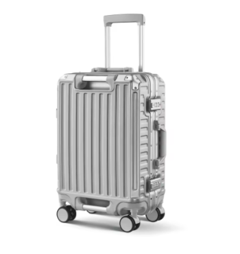 L671 New aluminum frame double handle luggage universal wheel boarding bag trolley case travel suitcase with combination lock