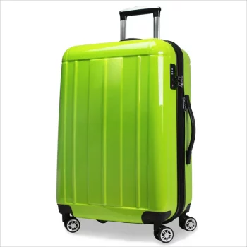 G001031Luggage with combination lock and multiple pockets
