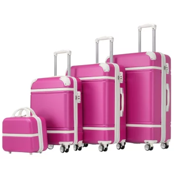 G00904-4-Piece Hardshell Luggage Set