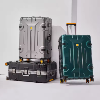 L711 Luggage 20 inch aluminum frame trolley case small universal wheel suitcase 24 inch with combination lock