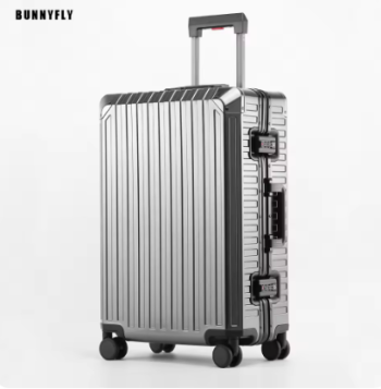 L799 New Style All Aluminum 20"24"28" Inch Travel Suitcase Carry on Luxury Suitcase Metal Trolly Bag Universal Wheels