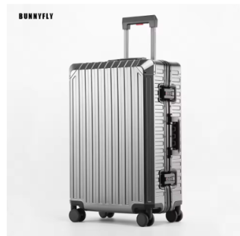 TH175 New Style All Aluminum 20"24"28" Inch Travel Suitcase Carry on Luxury Suitcase Metal Trolly Bag Universal Wheels
