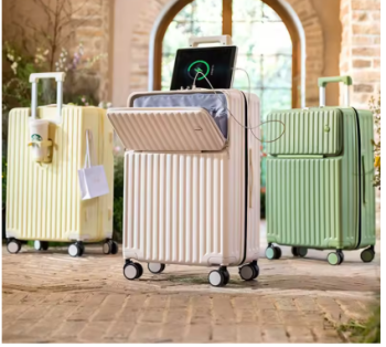 Pi1483 KLQDZMS Men's Suitcase USB Charging Boarding Box 20 Inch Boarding Box 22"24" Trolley Case 26"28" Women's Carry-on Travel Luggage