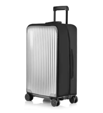 L649 Universal Clear Cover with Zipper Luggage Covers with Elastic Cloth Dusproof Protective Covers 20"24"28"30" Travel Organizer