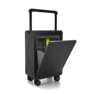 Pi1592 New ins Hot Suitcase Wide Handle Front Opening Luggage Carry on Suitcase Trip Cabin Password Trolley Case 20/26" Aluminum Frame