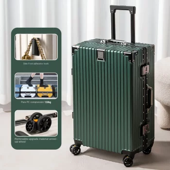 K917 New Aluminum Frame Luggage 20/22/24/26/28 Inch Student Trolley Case