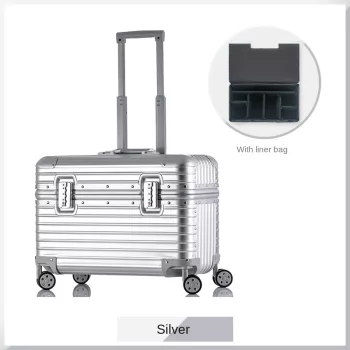 K1273 All-Aluminum-Magnesium Alloy Luggage Photography Trolley Case