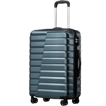 KKKK975 24-inch suitcase with hard-sided PC+ABS rotator TSA lock expansion handle