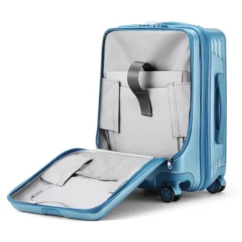 K1187 New Hot Travel Suitcase ,students Cabin Rolling Luggage with Laptop bag